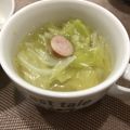 まり餅's cooksnap of when they made キャベツとウインナーのコンソメスープ.