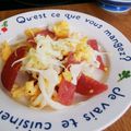ばく★ちく's cooksnap of when they made サラミとキャベツの玉子とじ✿.