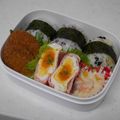 なななな♡MaMa's cooksnap of when they made 手軽で簡単おにぎり弁当.