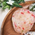 4児男子母さんの台所's cooksnap of when they made 簡単♪焼肉風おにぎり.