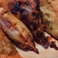れそそ's cooksnap of when they made 薫る♥ほうれん草と梅チーズの揚げ餃子.