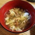 もものはちみつ's cooksnap of when they made なめこ＆カニかまの中華かき玉スープ.