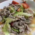smileymaus's cooksnap of when they made 包丁いらず！豚こまのさっぱり塩レモン炒め.