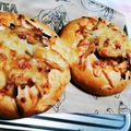 まぶたん's cooksnap of when they made ＜基本の生地で＞ごぼうサラダパン.