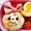 ゆゆ02's cooksnap of when they made お弁当に♡ハムのリボン.