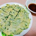 たーちょこ's cooksnap of when they made 簡単ニラチヂミ( ´艸｀).