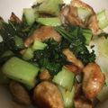 snow012's cooksnap of when they made 鶏肉とチンゲン菜のオイマヨ炒め.