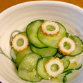 natural5's cooksnap of when they made きゅうりとちくわの酢の物.