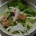 ヨシヨッシー's cooksnap of when they made 生ハム、ひとくちモツァレラ、水菜のマリネ.