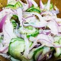 manapecci's cooksnap of when they made 紫玉ねぎときゅうりのナムル.