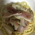 ma___111's cooksnap of when they made エリンギとベーコンの甘辛！和風パスタ.