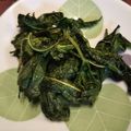 アルカママ's cooksnap of when they made 小学生でも作れる♪モロヘイヤの醤油炒め.