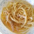 Iris77☆彡☆彡's cooksnap of when they made ✿余った塩レモンでさっぱりパスタ✿.
