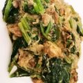 メリー・モコ's cooksnap of when they made サバ缶ほうれん草.