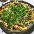 ☆amidaio☆'s cooksnap of when they made 焼肉味♡とんぺい焼き風オムレツ.