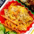 nosso's cooksnap of when they made 激ウマ！人参とえのきの卵炒め.