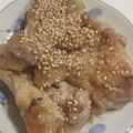ち（＊´・ω・｀）ろ's cooksnap of when they made 手羽元の甘辛煮~大葉&胡麻入~｡:°ஐ♡.