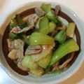 ハニイとムサシ's cooksnap of when they made チンゲン菜と豚肉のオイスターソース炒め.