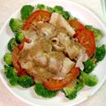 クックBZD392☆'s cooksnap of when they made 【特製ダレ付】豚しゃぶ.
