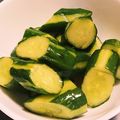 なっ！'s cooksnap of when they made 簡単！子どもも大好き♪ きゅうりの浅漬け.