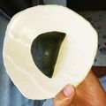 ミニうさモモ's cooksnap of when they made とろける食感　米粉よもぎ団子.