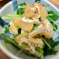 ムーヒツジ's cooksnap of when they made 銀座『たか田』水菜とお揚げのおひたし.
