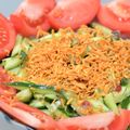 Nakatojias's cooksnap of when they made 再現！ザクザク食感のチキンラーメンサラダ.
