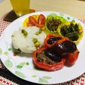 カレーナイタリアーノ's cooksnap of when they made 簡単華やかお弁当♡パプリカの肉詰め.