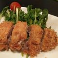 とろけい's cooksnap of when they made 衣も簡単切り落とし肉でミルフィーユ豚カツ.