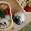 みるく茶's cooksnap of when they made 簡単♪白くまくんおにぎり＊キャラ弁.