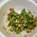 ぱにぱる's cooksnap of when they made かき醤油で簡単！オクラとごまのおかか和え.