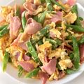 くみｯﾁ's cooksnap of when they made インゲンとベーコンの卵とじ♪.