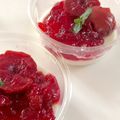 いぶきんきん's cooksnap of when they made ヨーグルトとプラムコンポートの2層ゼリー.