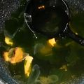 k486y2562's cooksnap of when they made 焼肉屋さんのわかめスープ.