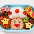 sun9mama's cooksnap of when they made ☻キノピオ弁当☻.