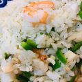 ボーイズ's cooksnap of when they made ズボラで簡単！混ぜるだけ！エビピラフ★.