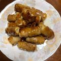 Mihen's cooksnap of when they made ちくわの豚バラ巻き★お弁当作りおき.