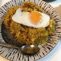 ささのかばお's cooksnap of when they made 【簡単】フライパンでチーズカレーピラフ.