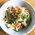 島猫。's cooksnap of when they made さっぱりスパイシー♪生姜醤油de焼うどん.