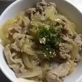 aizu_po's cooksnap of when they made 男飯☆レンジで簡単『豚コマ生姜焼丼』.