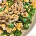 ♪3kindsママ♪'s cooksnap of when they made ☆ベーコンとピーマンのいり卵☆.