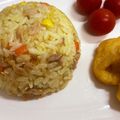 アレっ子ママ's cooksnap of when they made 【幼児食】炊飯器で☆簡単カレーピラフ.