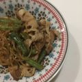 おにぎりちゃんママ's cooksnap of when they made ご飯がススム！豚バラとインゲンと春雨炒め.