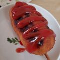 chiidaimam's cooksnap of when they made 子ども喜ぶ♪HMでミニアメリカンドッグ☆.
