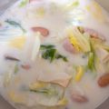 えいてぃえいと's cooksnap of when they made 白菜とウインナーのミルク煮☆.
