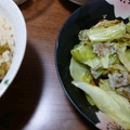 Fumio1214's cooksnap of when they made キャベツと釜揚げしらすのおかか炒め.