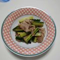 オリオバナ's cooksnap of when they made ラー油でピリ辛☆きゅうりと豚肉の炒めもの.
