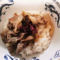 ♬あじさいのレシピ♬'s cooksnap of when they made いかにもな豚丼なのだ.