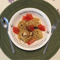 Hikarun818's cooksnap of when they made ＊たことトマトの冷たいパスタ＊.