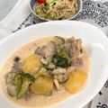 カーマさん's cooksnap of when they made 「追いがつおつゆ」で鶏のクリーム煮.